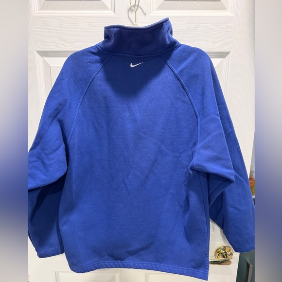 Nike New York Rangers Quarter Zip Fleece Pullover Size M Embroidered Logo - Picture 9 of 11